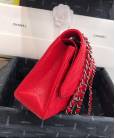 Сумка Classic Flap Bag Caviar Medium Red